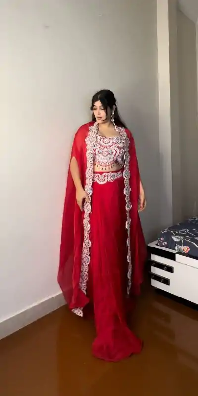 BE 338 Red Color Georgette Sequence Diamond Work Dhoti Suit Casual, Wedding, Festive, Events . Expected Delivery  4-6 Working Days @1999/- only      | Casual Suits, Jump Suits, Salwar suit, Creative suits, Designer Suits, Palazzo Suits, Party Wear Suits, Patiala Suits, Straight Suits