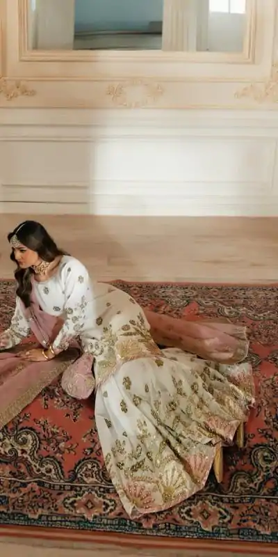 NSR 845 White Color Georgette Sequence Work Salwar Suit Casual, Wedding, Festive, Events . Expected Delivery  4-6 Working Days @2199/- only      | Casual Suits, Jump Suits, Salwar suit, Creative suits, Designer Suits, Palazzo Suits, Party Wear Suits, Patiala Suits, Straight Suits