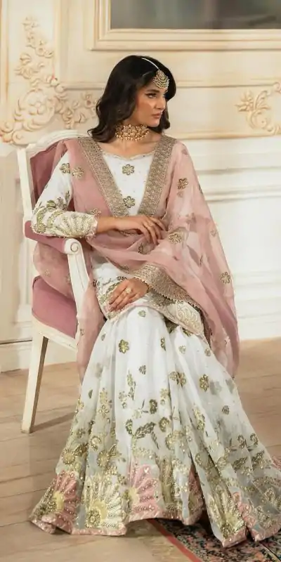 NSR 845 White Color Georgette Sequence Work Salwar Suit Casual, Wedding, Festive, Events . Expected Delivery  4-6 Working Days @2199/- only      | Casual Suits, Jump Suits, Salwar suit, Creative suits, Designer Suits, Palazzo Suits, Party Wear Suits, Patiala Suits, Straight Suits