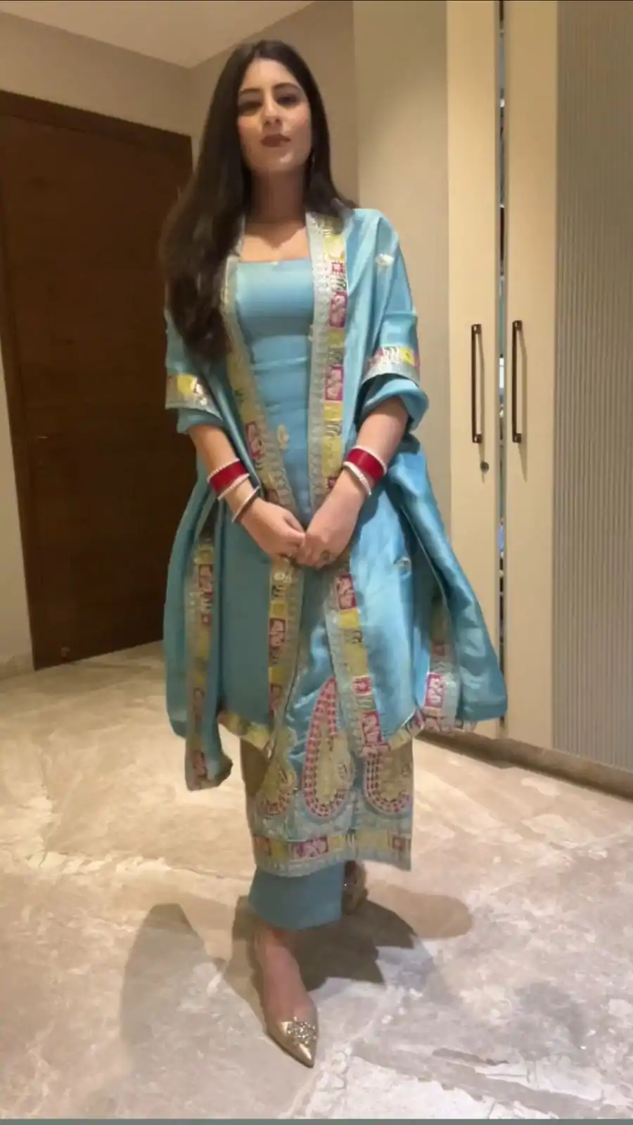 SR 1613 Blue Color Chinon Silk Embroidery Sequence Work Salwar Suit Casual, Wedding, Festive, Events . Expected Delivery  4-6 Working Days @1999/- only      | Casual Suits, Jump Suits, Salwar suit, Creative suits, Designer Suits, Palazzo Suits, Party Wear Suits, Patiala Suits, Straight Suits