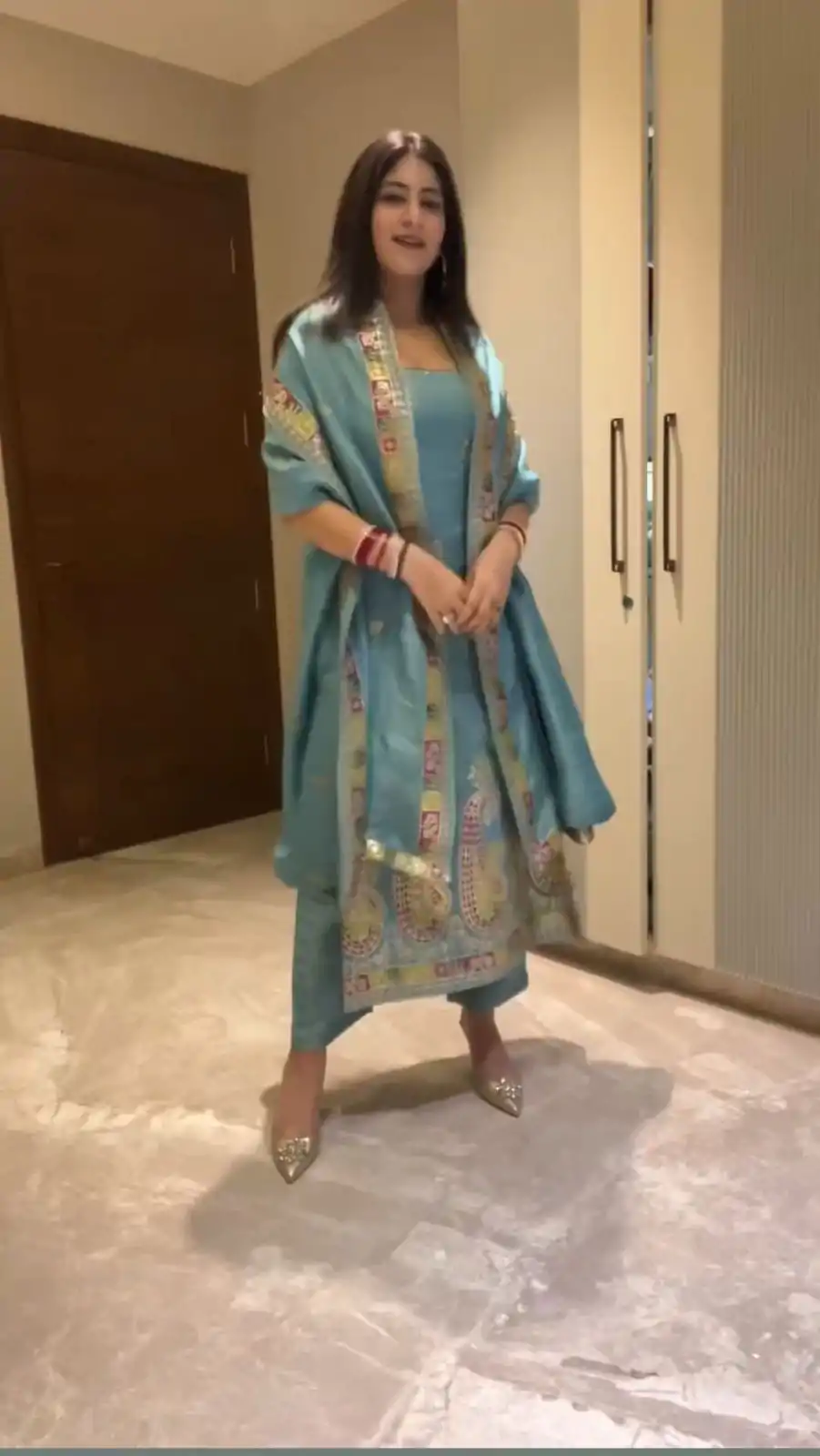 SR 1613 Blue Color Chinon Silk Embroidery Sequence Work Salwar Suit Casual, Wedding, Festive, Events . Expected Delivery  4-6 Working Days @1999/- only      | Casual Suits, Jump Suits, Salwar suit, Creative suits, Designer Suits, Palazzo Suits, Party Wear Suits, Patiala Suits, Straight Suits