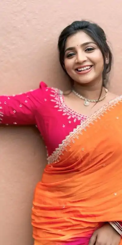  AC Soniya2 Orange Pink Color Chinnon Embroidery Sequence Saree Casual, Wedding, Festive, Events . Expected Delivery  4-6 Working Days @1949/- only      | Designer Sarees, Embroidered Sarees, Sarees, Bollywood Sarees, Creative Sarees, Ethnic Saree, Modern Digital sarees, Party Wear Sarees