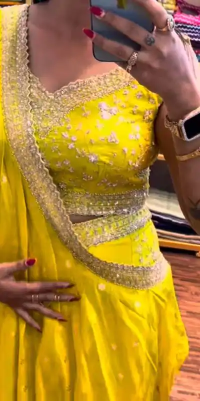 ST 1089 Yellow Color Chinon Embroidery Work Salwar Suit Casual, Wedding, Festive, Events . Expected Delivery  4-6 Working Days @1999/- only      | Casual Suits, Jump Suits, Salwar suit, Creative suits, Designer Suits, Palazzo Suits, Party Wear Suits, Patiala Suits, Straight Suits