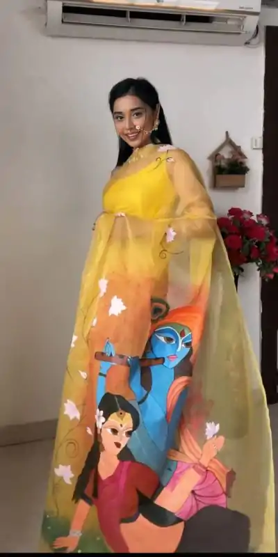 SC 237 Yellow Color Soft Organza Silk Ready To Wear Saree Casual, Wedding, Festive, Events . Expected Delivery  4-6 Working Days @1549/- only                                                                                                                                             | Designer Sarees, Embroidered Sarees, Sarees, Bollywood Sarees, Creative Sarees, Ethnic Saree, Modern Digital sarees, Party Wear Sarees