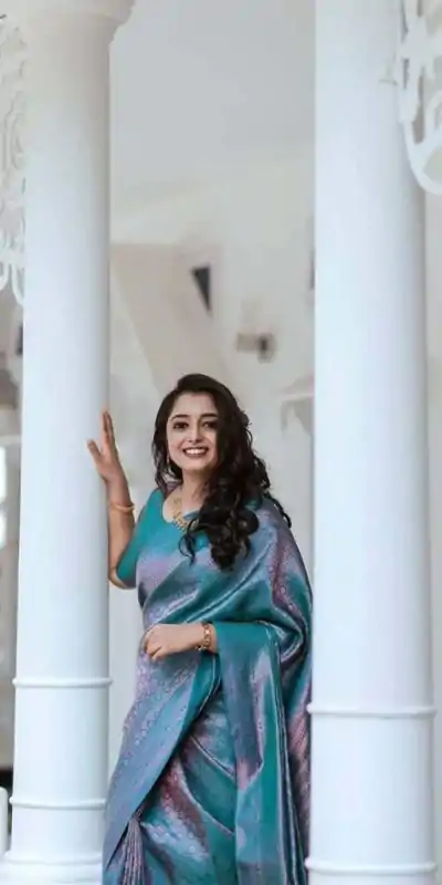 KP 5016 Blue Color Soft Litchi Silk jacquard Work On All Over Saree Casual, Wedding, Festive, Events . Expected Delivery  4-6 Working Days @1399/- only                                                                                                                                             | Designer Sarees, Embroidered Sarees, Sarees, Bollywood Sarees, Creative Sarees, Ethnic Saree, Modern Digital sarees, Party Wear Sarees