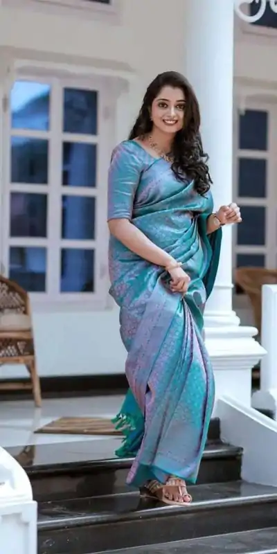 KP 5016 Blue Color Soft Litchi Silk jacquard Work On All Over Saree Casual, Wedding, Festive, Events . Expected Delivery  4-6 Working Days @1399/- only                                                                                                                                             | Designer Sarees, Embroidered Sarees, Sarees, Bollywood Sarees, Creative Sarees, Ethnic Saree, Modern Digital sarees, Party Wear Sarees