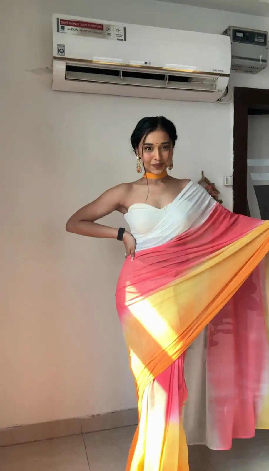 SC 234 Multi Color Soft Georgette Silk Ready To Wear Saree Casual, Wedding, Festive, Events . Expected Delivery  4-6 Working Days @1549/- only                                                                                                                                             | Designer Sarees, Embroidered Sarees, Sarees, Bollywood Sarees, Creative Sarees, Ethnic Saree, Modern Digital sarees, Party Wear Sarees