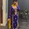SR 1662 Purple Color Chinon Silk Sequence Work Salwar Suit Casual, Wedding, Festive, Events . Expected Delivery  4-6 Working Days @1799/- only      | Casual Suits, Jump Suits, Salwar suit, Creative suits, Designer Suits, Palazzo Suits, Party Wear Suits, Patiala Suits, Straight Suits