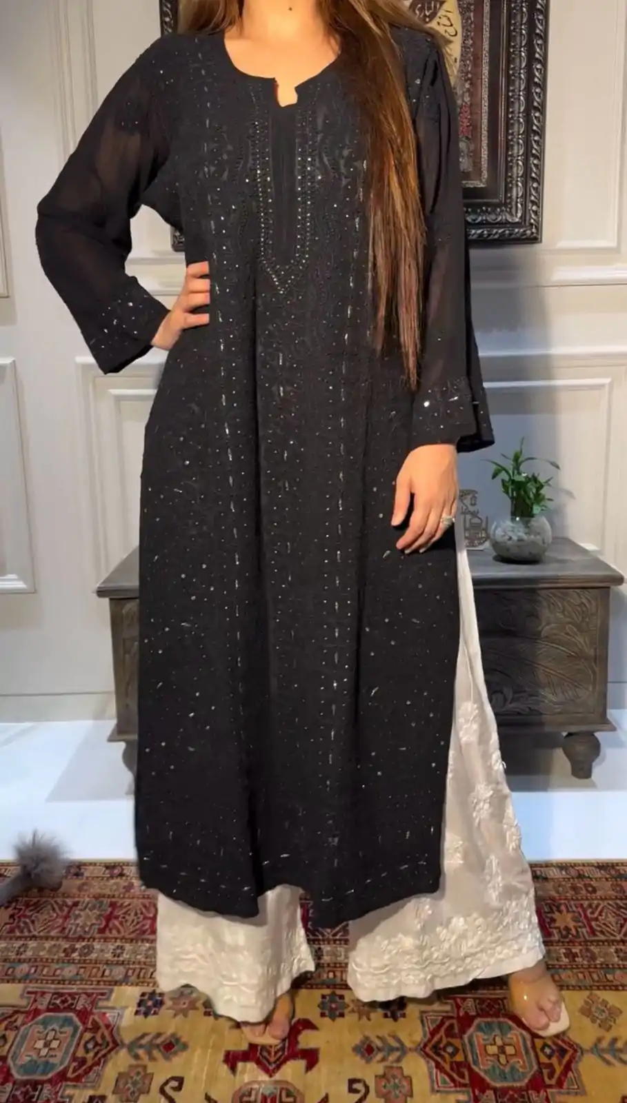 BE 336 Black Color Rayon Embroidery Foil Thread Work Salwar Suit Casual, Wedding, Festive, Events . Expected Delivery  4-6 Working Days @1849/- only      | Casual Suits, Jump Suits, Salwar suit, Creative suits, Designer Suits, Palazzo Suits, Party Wear Suits, Patiala Suits, Straight Suits