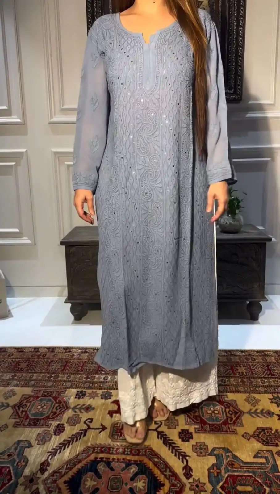 BE 336 Grey Color Rayon Embroidery Foil Thread Work Salwar Suit Casual, Wedding, Festive, Events . Expected Delivery  4-6 Working Days @1849/- only      | Casual Suits, Jump Suits, Salwar suit, Creative suits, Designer Suits, Palazzo Suits, Party Wear Suits, Patiala Suits, Straight Suits