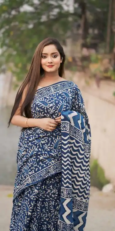 SC 404 Blue Color Soft Linen Silk Digital Print Saree Casual, Wedding, Festive, Events . Expected Delivery 4-6 Working Days @1599/- only | Designer Sarees, Embroidered Sarees, Sarees, Bollywood Sarees, Creative Sarees, Ethnic Saree, Modern Digital sarees, Party Wear Sarees