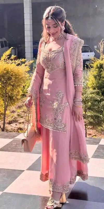 ZSR 3114 Pink Color Chinon Embroidery Sequence Work Salwar Suit Casual, Wedding, Festive, Events . Expected Delivery  4-6 Working Days @1999/- only      | Casual Suits, Jump Suits, Salwar suit, Creative suits, Designer Suits, Palazzo Suits, Party Wear Suits, Patiala Suits, Straight Suits