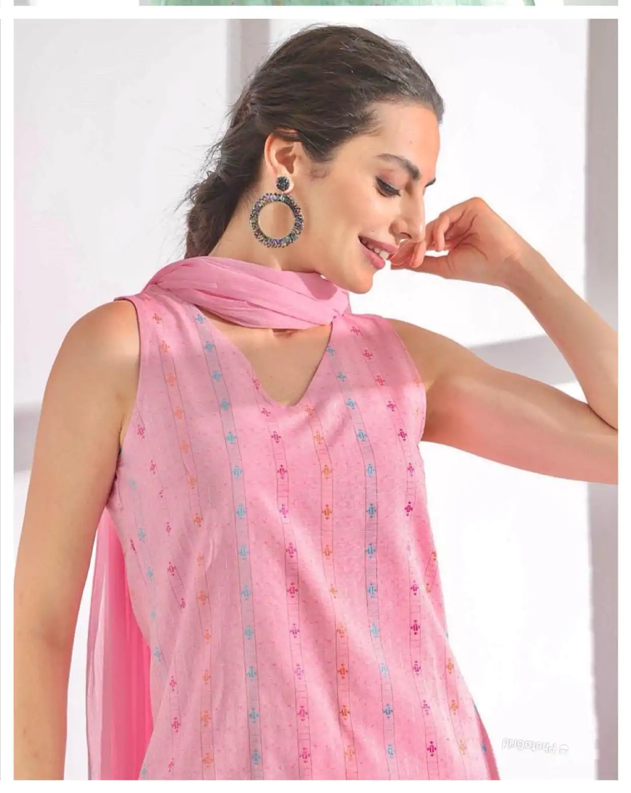 INLI Ghibli Pink Color Pure Cotton Print Salwar Suit Casual, Wedding, Party, Festive, Events Etc.4-6 Working Days@ 1499/-only | Casual Suits, Jump Suits, Salwar suit, Creative suits, Designer Suits, Palazzo Suits, Party Wear Suits, Patiala Suits, Straight Suits
