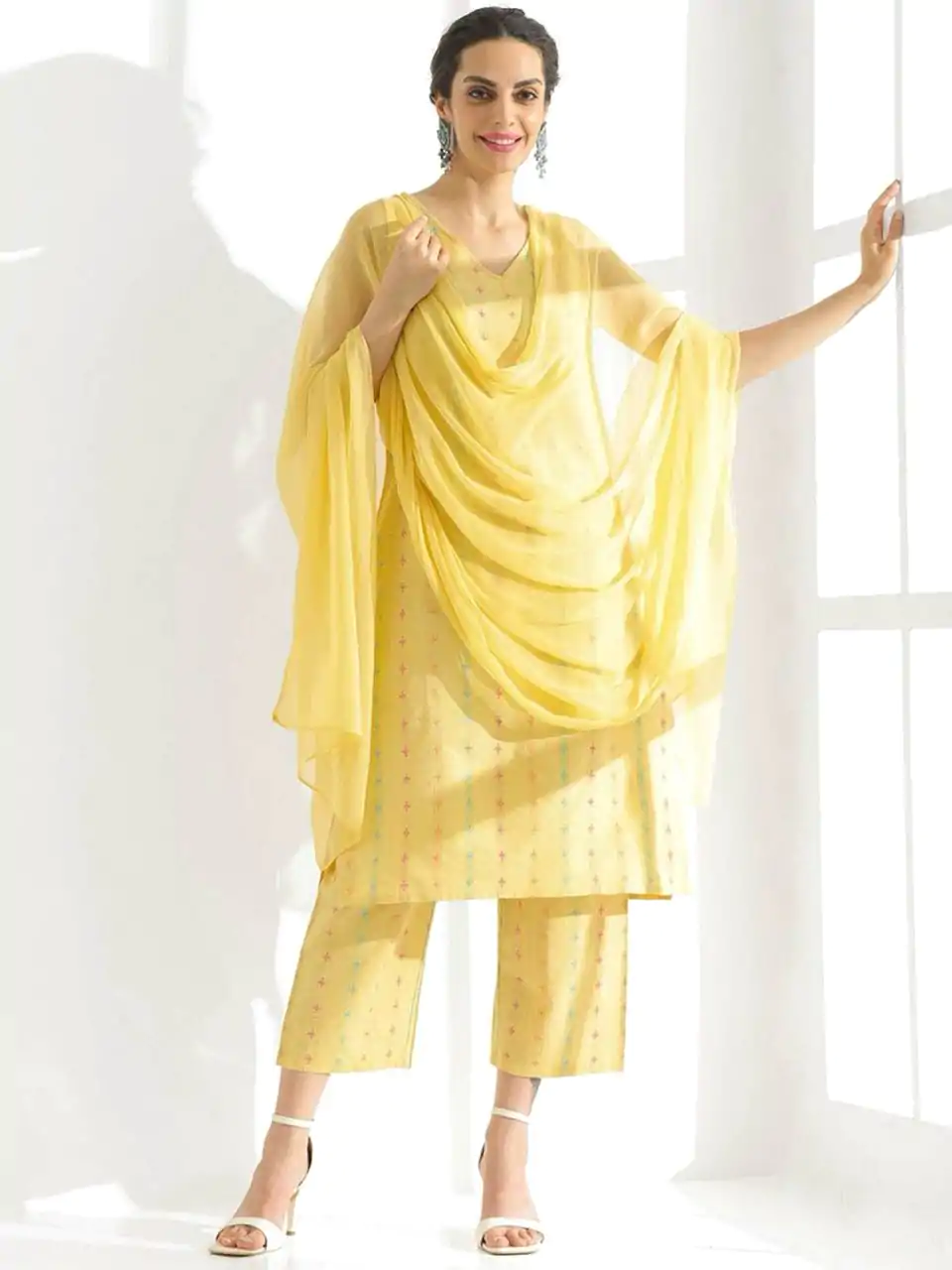 INLI Ghibli Yellow Color Pure Cotton Print Salwar Suit Casual, Wedding, Party, Festive, Events Etc.4-6 Working Days@ 1499/-only | Casual Suits, Jump Suits, Salwar suit, Creative suits, Designer Suits, Palazzo Suits, Party Wear Suits, Patiala Suits, Straight Suits