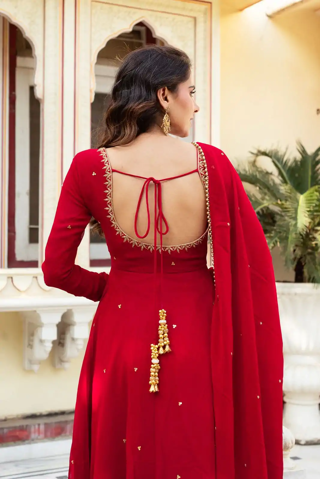 RTC 5857 Red Color Georgette Handwork Real Diamond Salwar Suit Casual, Wedding, Festive, Events . Expected Delivery  4-6 Working Days @2049/- only      | Casual Suits, Jump Suits, Salwar suit, Creative suits, Designer Suits, Palazzo Suits, Party Wear Suits, Patiala Suits, Straight Suits