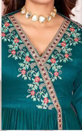 BE 316 Rama Blue Color Vichitra Silk Embroidery Work Salwar Suit Casual, Wedding, Festive, Events . Expected Delivery  4-6 Working Days @2299/- only      | Casual Suits, Jump Suits, Salwar suit, Creative suits, Designer Suits, Palazzo Suits, Party Wear Suits, Patiala Suits, Straight Suits