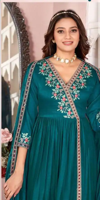 BE 316 Rama Blue Color Vichitra Silk Embroidery Work Salwar Suit Casual, Wedding, Festive, Events . Expected Delivery  4-6 Working Days @2299/- only      | Casual Suits, Jump Suits, Salwar suit, Creative suits, Designer Suits, Palazzo Suits, Party Wear Suits, Patiala Suits, Straight Suits