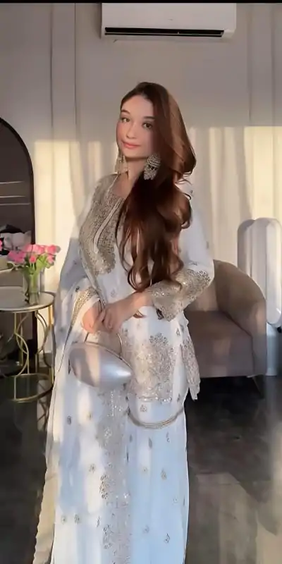 SR 1673 White Color Chinon Silk Embroidery Sequence Work Salwar Suit Casual, Wedding, Festive, Events . Expected Delivery  4-6 Working Days @2099/- only      | Casual Suits, Jump Suits, Salwar suit, Creative suits, Designer Suits, Palazzo Suits, Party Wear Suits, Patiala Suits, Straight Suits