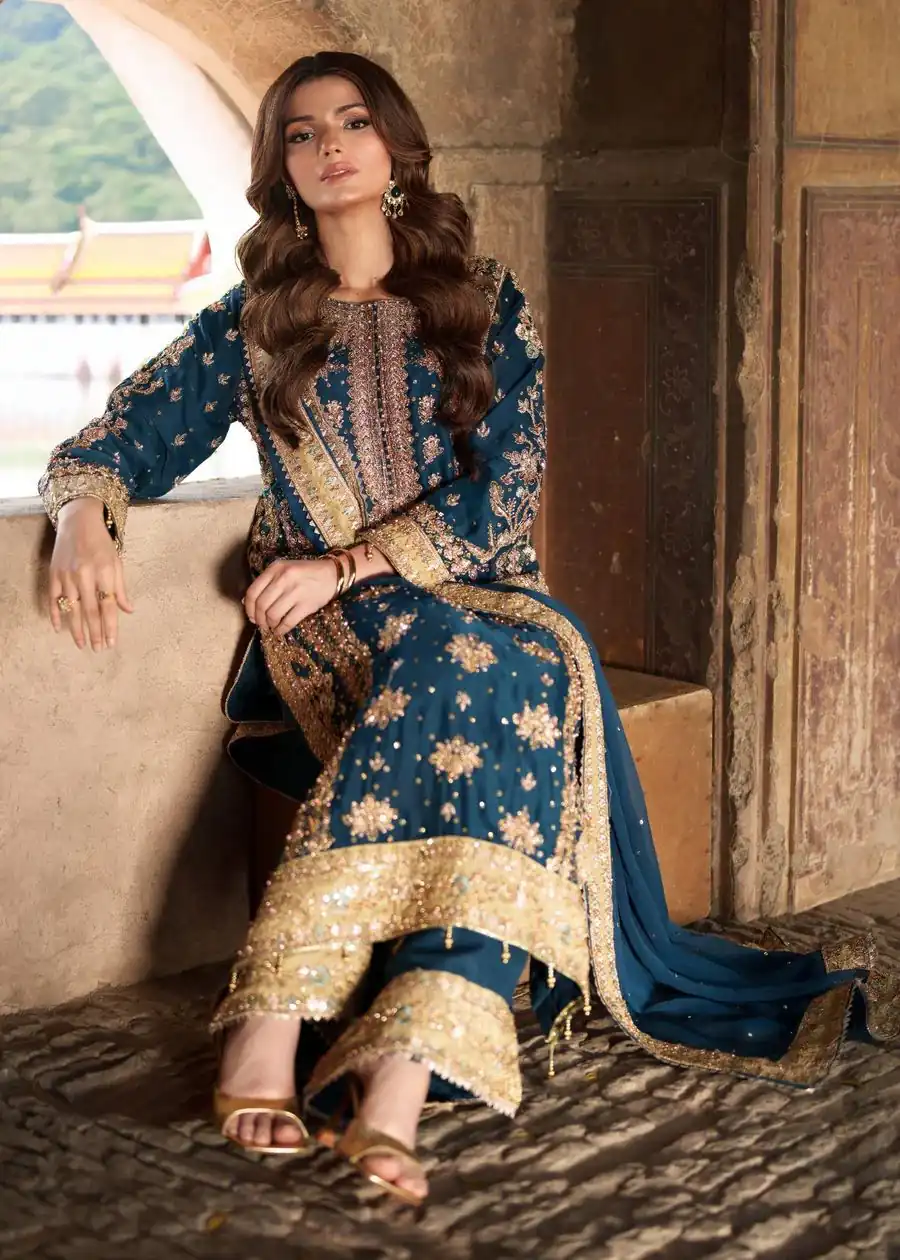 ZF 415 Navy Blue Color Georgette Sequence Work Salwar Suit Casual, Wedding, Festive, Events . Expected Delivery  4-6 Working Days @2149/- only      | Jump Suits, Salwar suit, Casual Suits, Creative suits, Designer Suits, Palazzo Suits, Party Wear Suits, Patiala Suits, Straight Suits