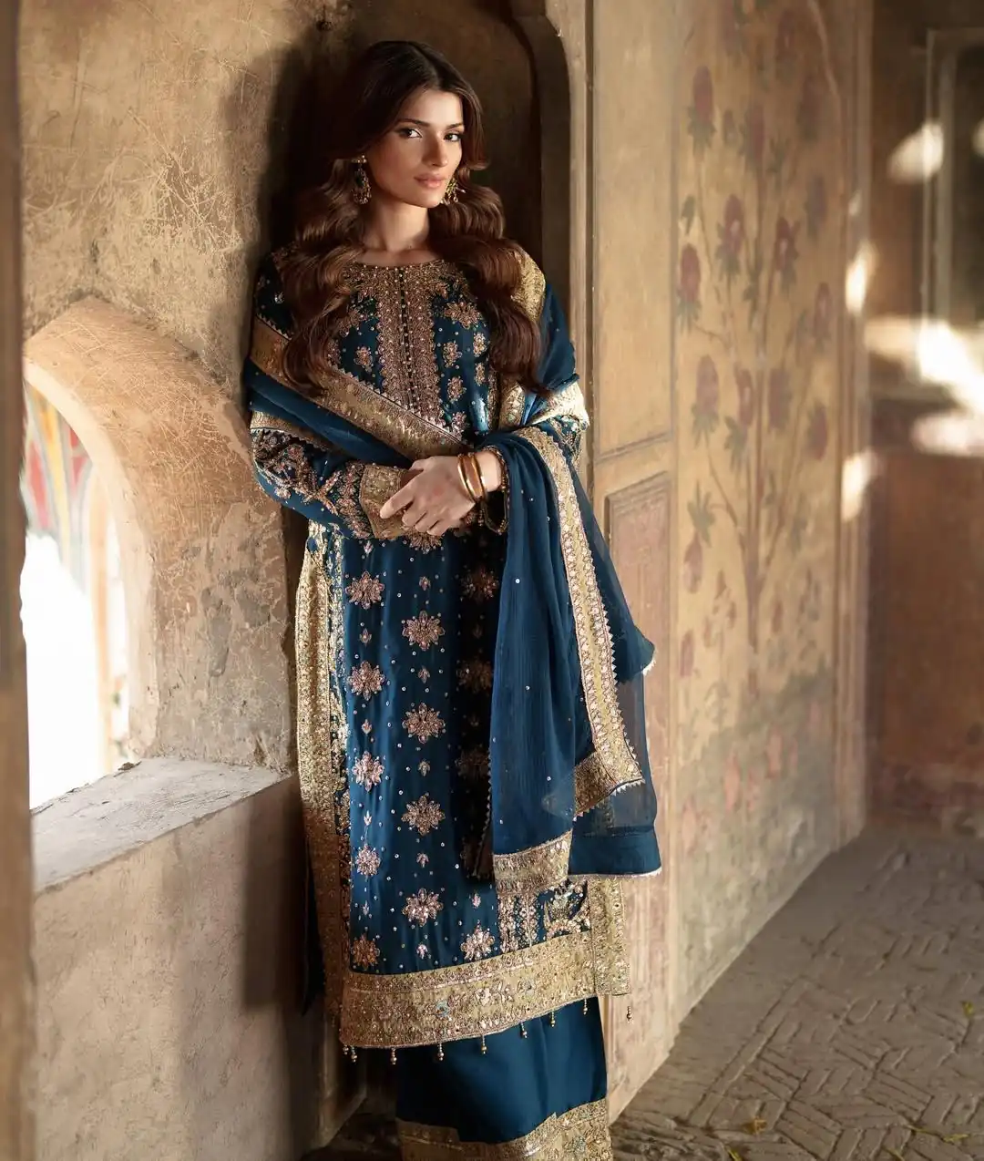 ZF 415 Navy Blue Color Georgette Sequence Work Salwar Suit Casual, Wedding, Festive, Events . Expected Delivery  4-6 Working Days @2149/- only      | Jump Suits, Salwar suit, Casual Suits, Creative suits, Designer Suits, Palazzo Suits, Party Wear Suits, Patiala Suits, Straight Suits