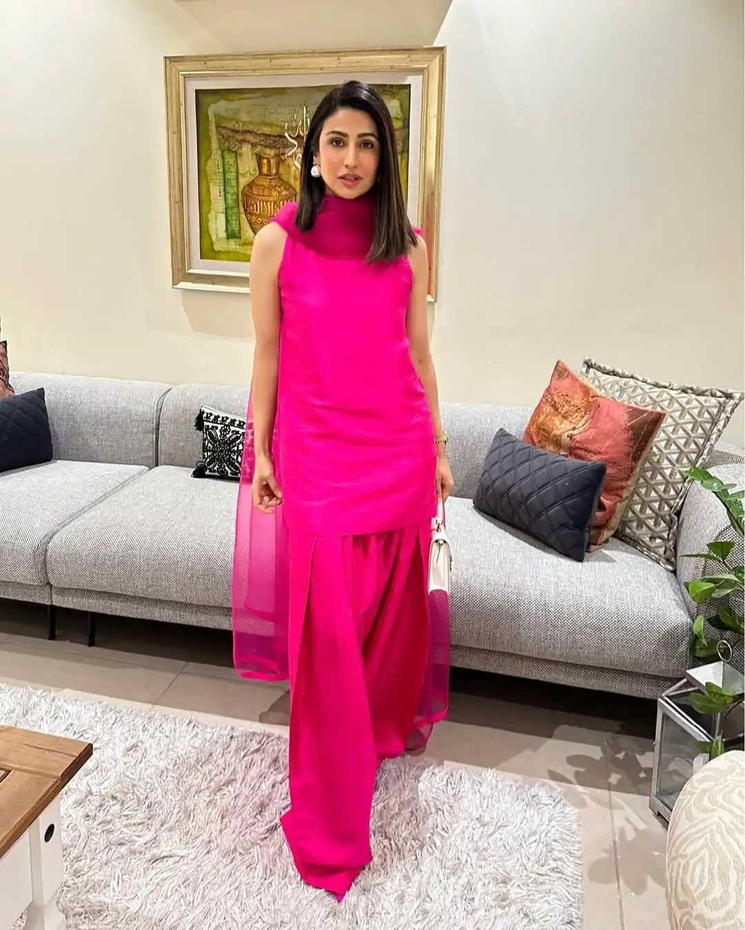 LG 1939 Pink Color Fendi Silk Salwar Suit Casual, Wedding, Festive, Events . Expected Delivery  4-6 Working Days @1799/- only      | Casual Suits, Jump Suits, Salwar suit, Creative suits, Designer Suits, Palazzo Suits, Party Wear Suits, Patiala Suits, Straight Suits