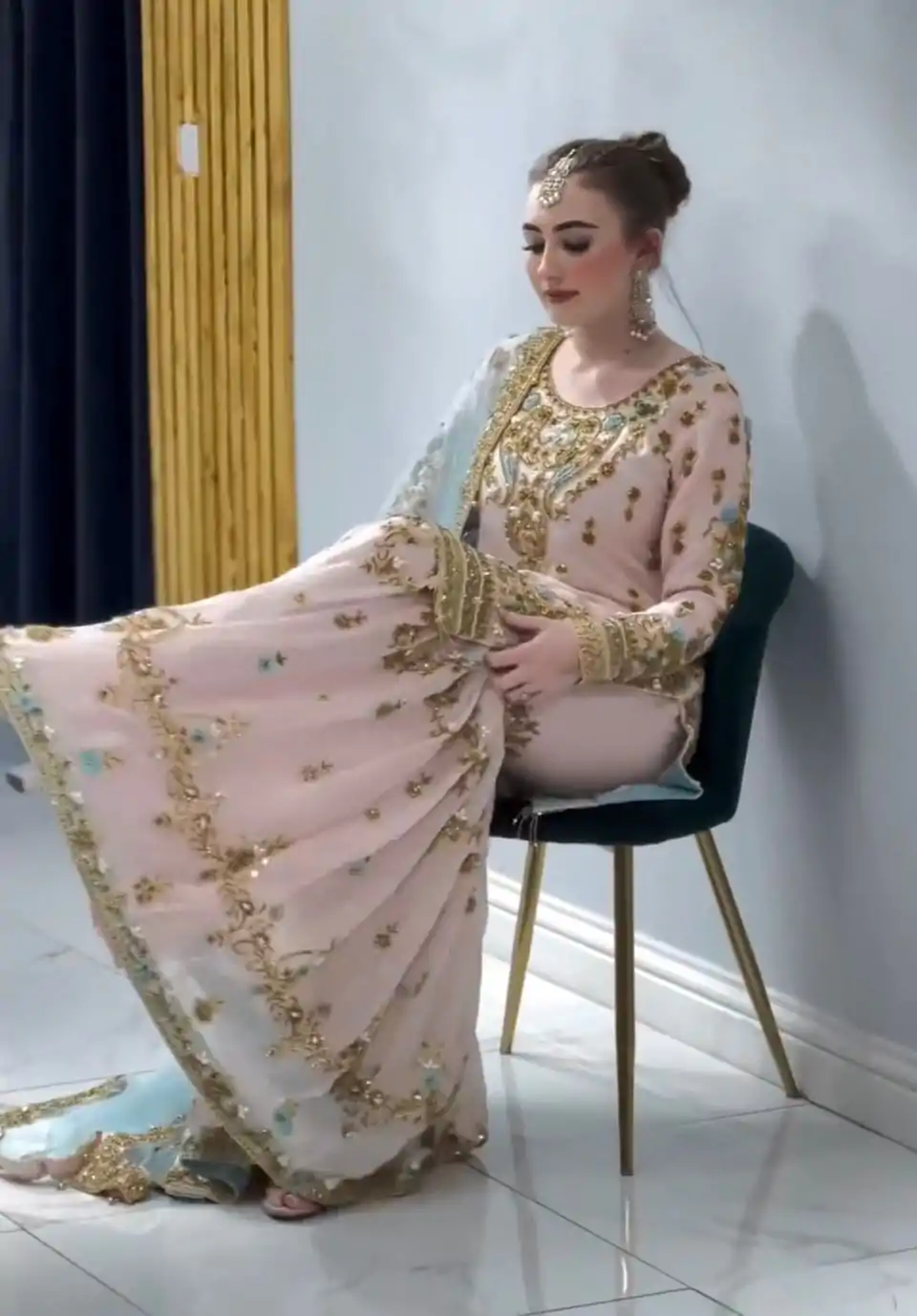 VLM 170 Baby Pink color Foix Georgette Embroidery Salwar Suit Casual, Wedding, Party, Festive, Events . Expected Delivery 4-6 Working Days @2199/- | Casual Suits, Jump Suits, Salwar suit, Creative suits, Designer Suits, Palazzo Suits, Party Wear Suits, Patiala Suits, Straight Suits