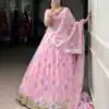 LNB 1716 Baby Pink Color Tabby Silk Floral Print Embossed Design Lace Lehenga Choli Wedding, Party, Festive, Events Etc. Delivery 4-6 Working Days Rs 2499 | Lehenga, Bollywood Lehenga, Creative Lehenga, Designer Lehenga, Embroidered Lehenga, Party Wear Lehenga