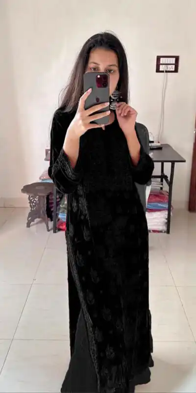 BE 354 black Color Georgette With Embroidery Work Salwar Suit Casual, Wedding, Festive, Events . Expected Delivery  4-6 Working Days @1899/- only      | Casual Suits, Jump Suits, Salwar suit, Creative suits, Designer Suits, Palazzo Suits, Party Wear Suits, Patiala Suits, Straight Suits