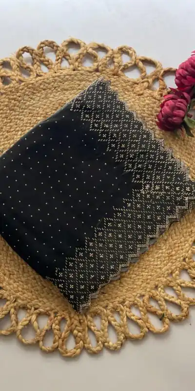 DF 3467 Black Color Jimmy Choo Full Zarkhan Diamond Work Saree Casual, Wedding, Festive, Events . Expected Delivery 4-6 Working Days @2099/- only | Designer Sarees, Embroidered Sarees, Sarees, Bollywood Sarees, Creative Sarees, Ethnic Saree, Modern Digital sarees, Party Wear Sarees