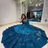 LG 647 Blue Color Printed Georgette Real Mirror Work Lehenga Choli Wedding, Party, Festive, Events Etc. Delivery 4-6 Working Days Rs 2099 | Lehenga, Bollywood Lehenga, Creative Lehenga, Designer Lehenga, Embroidered Lehenga, Party Wear Lehenga