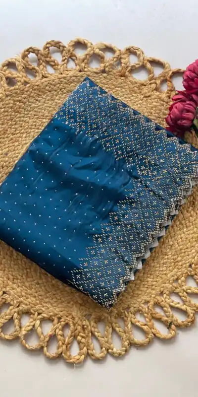 DF 3467 Blue Color Jimmy Choo Full Zarkhan Diamond Work Saree Casual, Wedding, Festive, Events . Expected Delivery  4-6 Working Days @2099/- only                                                                                | Designer Sarees, Embroidered Sarees, Sarees, Bollywood Sarees, Creative Sarees, Ethnic Saree, Modern Digital sarees, Party Wear Sarees