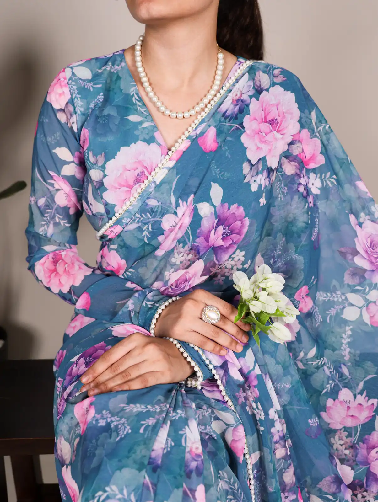 YNF 7010 Blue Color Weightless Marbal Floral Printed Pearl Lace Saree Casual, Wedding, Festive, Events . Expected Delivery  4-6 Working Days @1599/- only                                                                                | Designer Sarees, Embroidered Sarees, Sarees, Bollywood Sarees, Creative Sarees, Ethnic Saree, Modern Digital sarees, Party Wear Sarees