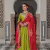 LG 1970 Green Color Chinon Lace On Border Latkan Dori Salwar Suit Casual, Wedding, Festive, Events . Expected Delivery  4-6 Working Days @1999/- only      | Casual Suits, Jump Suits, Salwar suit, Creative suits, Designer Suits, Palazzo Suits, Party Wear Suits, Patiala Suits, Straight Suits