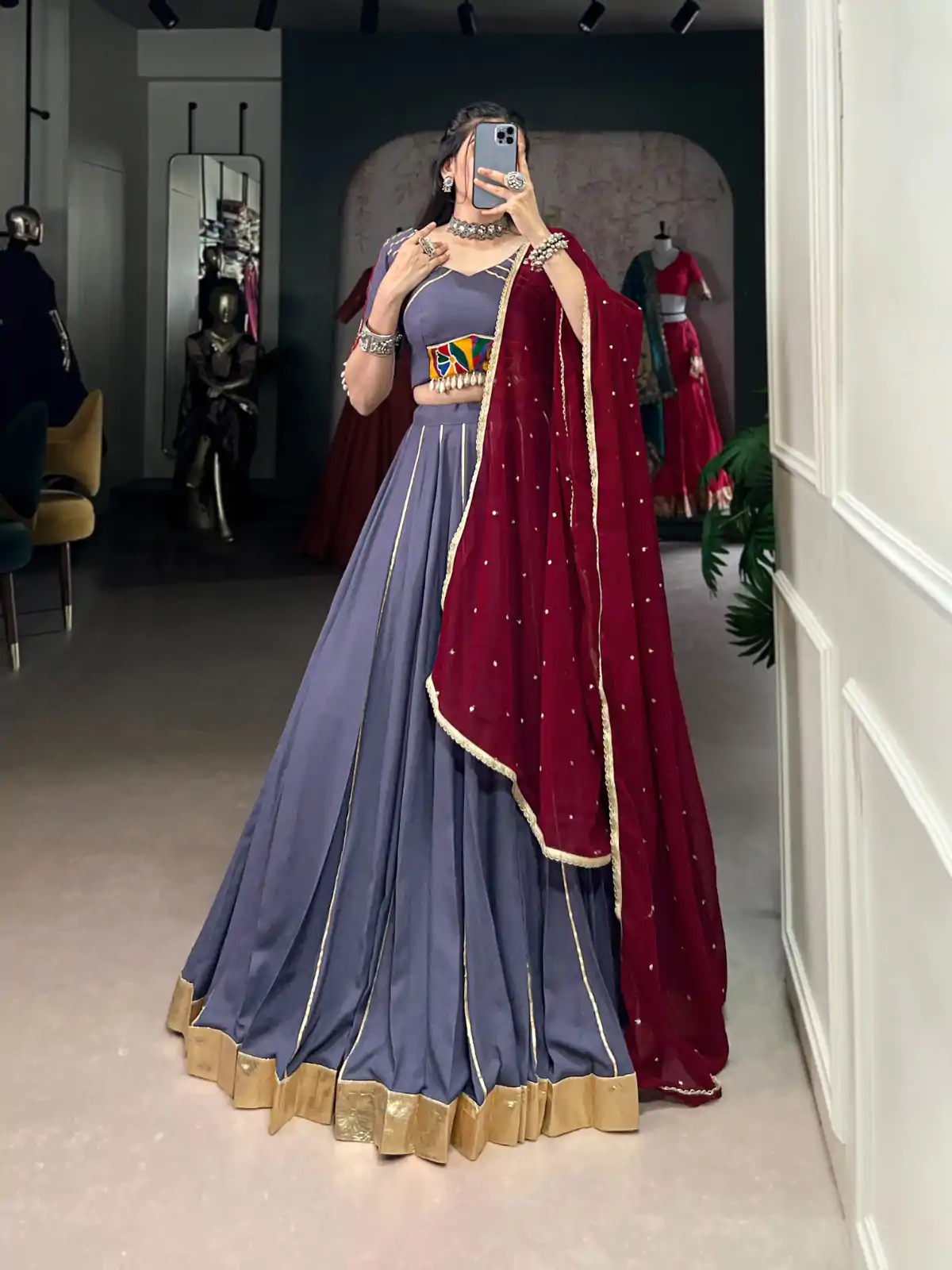 LNB 1655 Light Purple Color Pure Rayon Embossed Design Gotta Patti Lace Lehenga Choli Wedding, Party, Festive, Events Etc. Delivery 4-6 Working Days Rs 2799 | Lehenga, Bollywood Lehenga, Creative Lehenga, Designer Lehenga, Embroidered Lehenga, Party Wear Lehenga