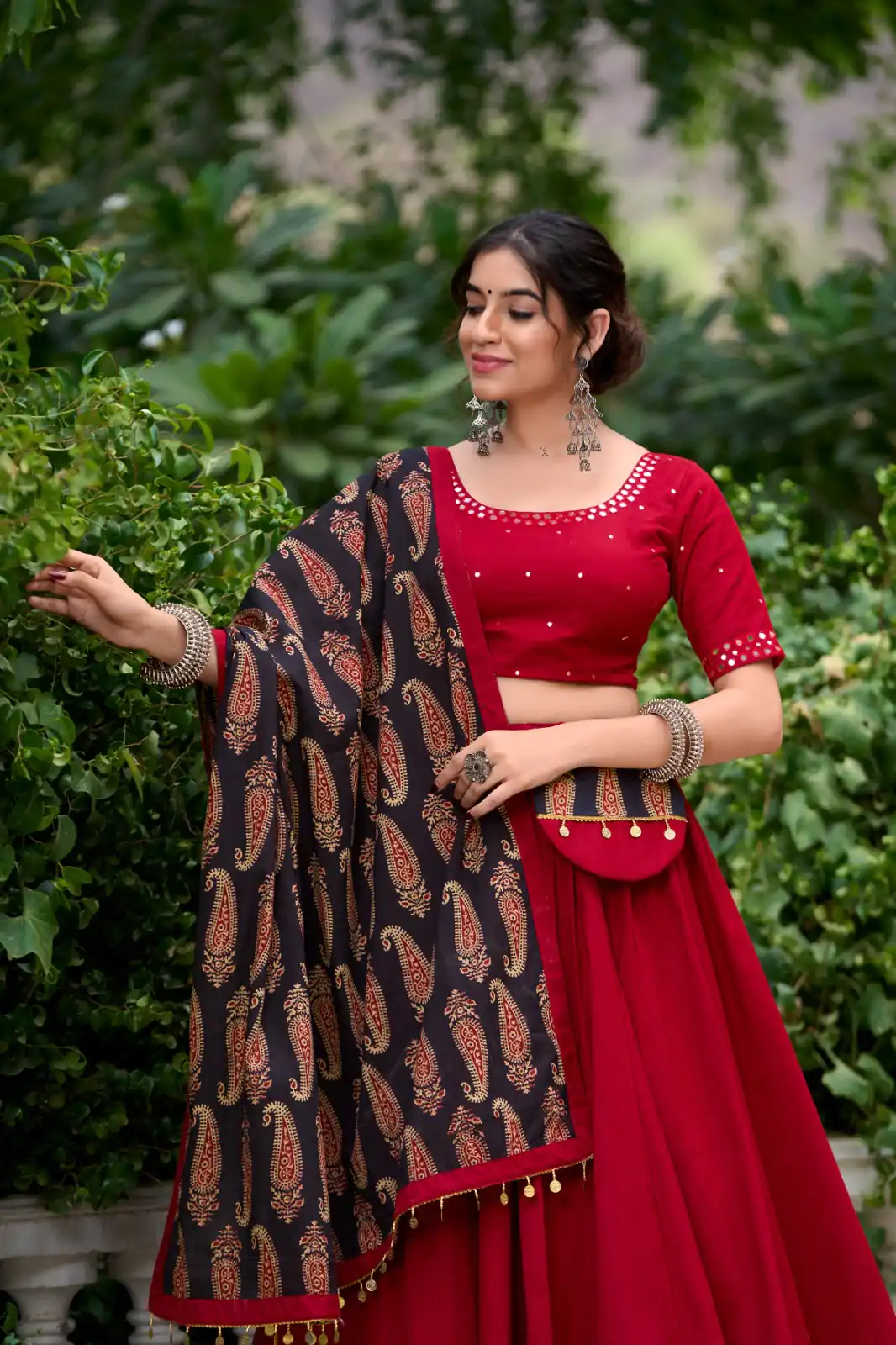 LNB 1697 Maroon Color Pure Cotton Plain With Gota Patti Touch Up Lehenga Choli Wedding, Party, Festive, Events Etc. Delivery 4-6 Working Days Rs 3499 | Lehenga, Bollywood Lehenga, Creative Lehenga, Designer Lehenga, Embroidered Lehenga, Party Wear Lehenga