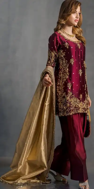 LG 1989 Maroon Color Moss Satin Sequence Embroidery Work Salwar Suit Casual, Wedding, Festive, Events . Expected Delivery  4-6 Working Days @1949/- only      | Casual Suits, Jump Suits, Salwar suit, Creative suits, Designer Suits, Palazzo Suits, Party Wear Suits, Patiala Suits, Straight Suits