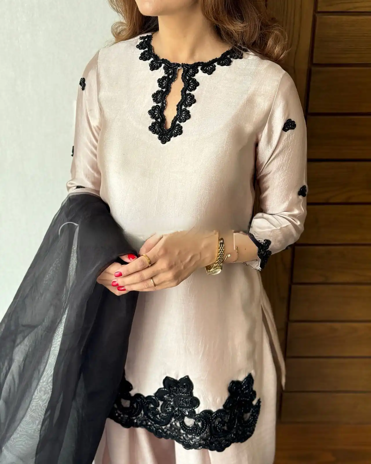 BE 371 Off White Color French Crape Sequence Embroidery Beads Salwar Suit Casual, Wedding, Festive, Events . Expected Delivery  4-6 Working Days @2099/- only      | Casual Suits, Jump Suits, Salwar suit, Creative suits, Designer Suits, Palazzo Suits, Party Wear Suits, Patiala Suits, Straight Suits