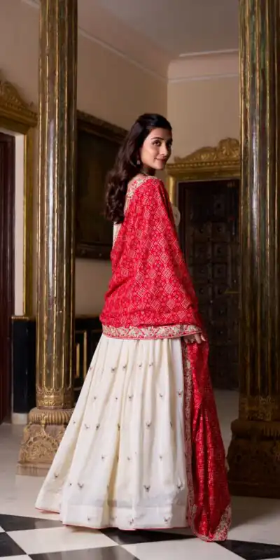 LNB 1436 Off White Dazzle at events in the Off White Vichitra Silk Sequins Lehenga Choli, crafted with sequins and tailored for comfort. Discover your style | Lehenga, Bollywood Lehenga, Creative Lehenga, Designer Lehenga, Embroidered Lehenga, Party Wear Lehenga