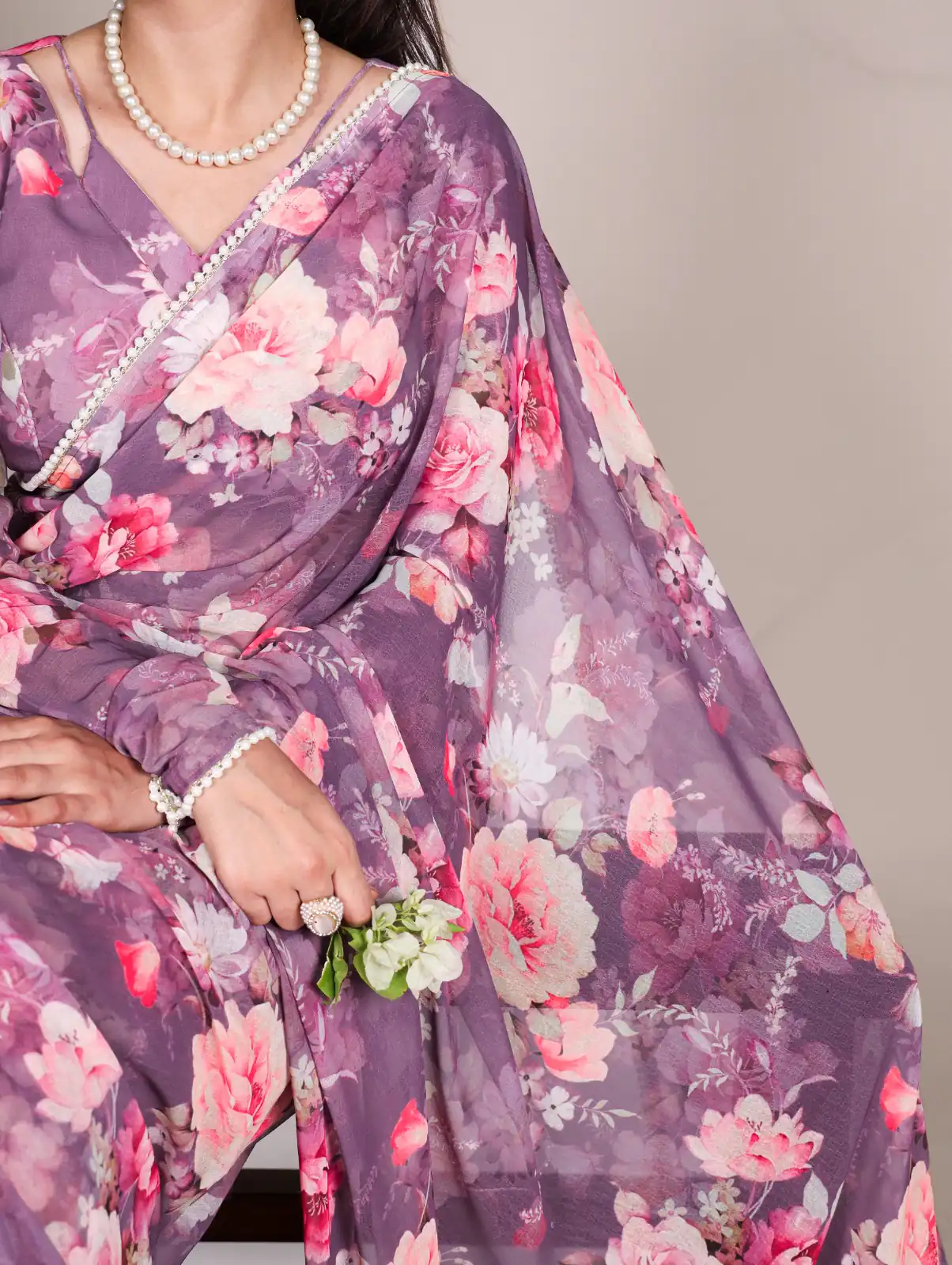 YNF 7010 Onion Color Weightless Marbal Floral Printed Pearl Lace Saree Casual, Wedding, Festive, Events . Expected Delivery  4-6 Working Days @1599/- only                                                                                | Designer Sarees, Embroidered Sarees, Sarees, Bollywood Sarees, Creative Sarees, Ethnic Saree, Modern Digital sarees, Party Wear Sarees