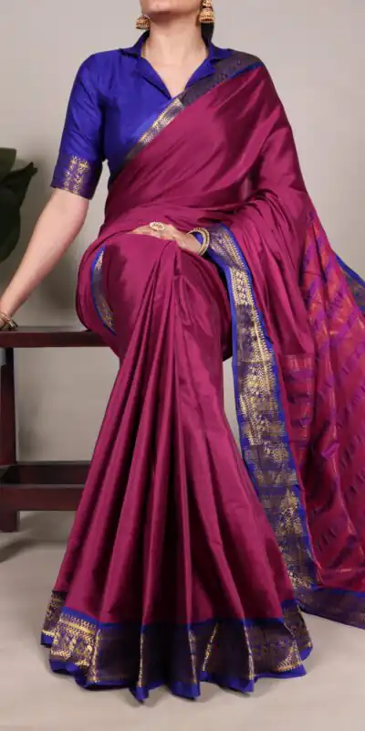 YNF 7100 Pink Color Aura Silk Zari Weaving Work Saree Casual, Wedding, Festive, Events . Expected Delivery  4-6 Working Days @1399/- only                                                 | Designer Sarees, Embroidered Sarees, Sarees, Bollywood Sarees, Creative Sarees, Ethnic Saree, Modern Digital sarees, Party Wear Sarees