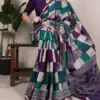 YNF 7045 Purple Color Polyester Viscose Chanderi Printed Border Saree Casual, Wedding, Festive, Events . Expected Delivery  4-6 Working Days @1499/- only                                | Designer Sarees, Embroidered Sarees, Sarees, Bollywood Sarees, Creative Sarees, Ethnic Saree, Modern Digital sarees, Party Wear Sarees