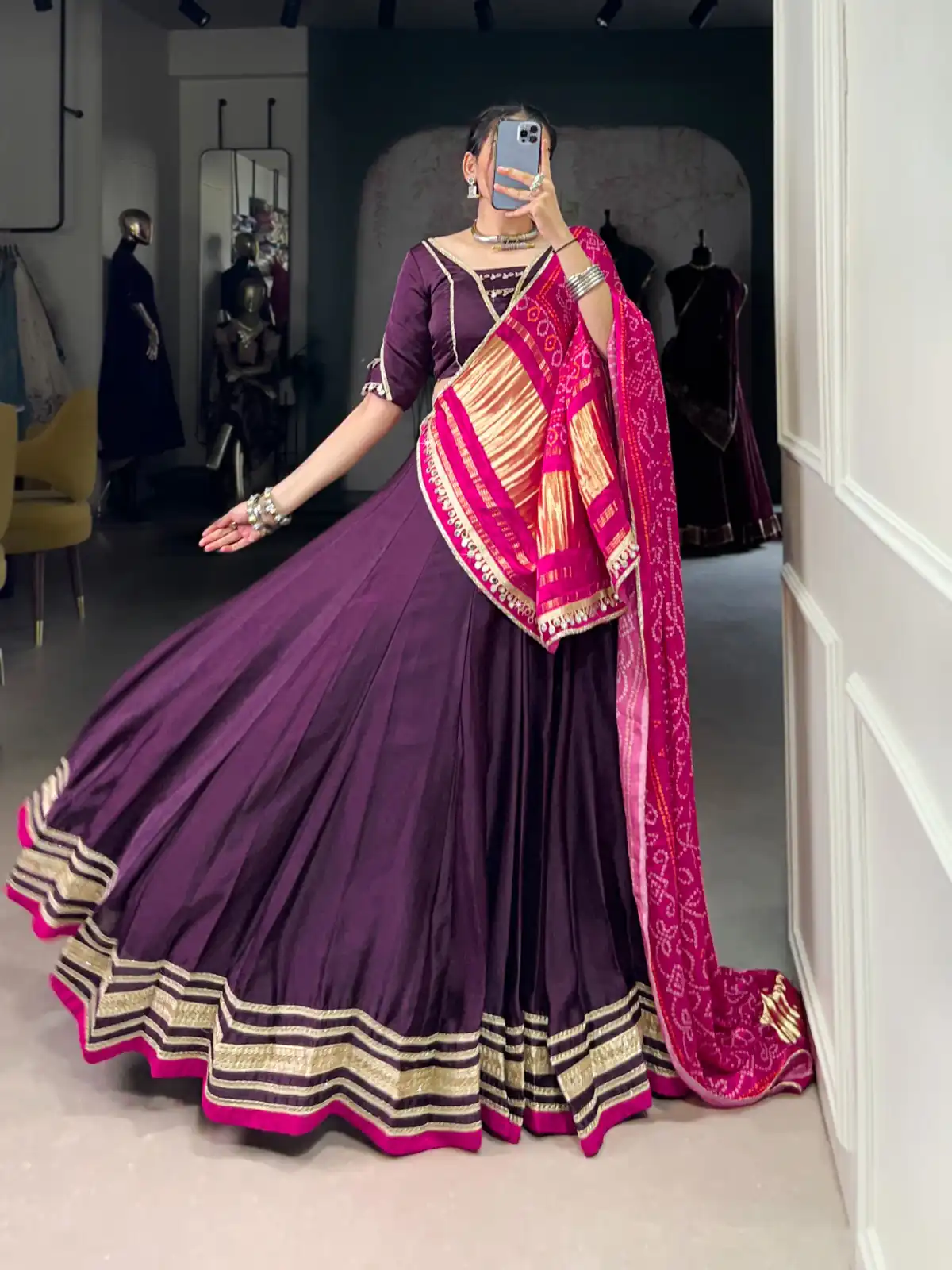 LNB 1657 Purple Color Silk Georgette Original Mirror Lace Touch Up Lehenga Choli Wedding, Party, Festive, Events Etc. Delivery 4-6 Working Days Rs 4299 | Lehenga, Bollywood Lehenga, Creative Lehenga, Designer Lehenga, Embroidered Lehenga, Party Wear Lehenga