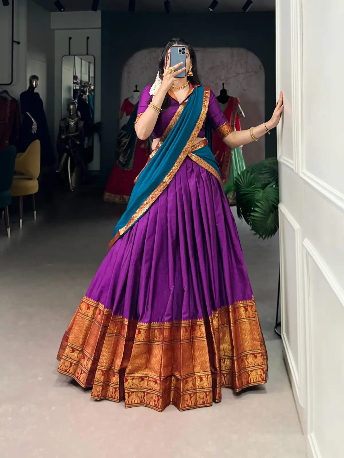 LNB 2040 Purple Color Narayan Pet Zari Weaving Lehenga Choli Choli Festive Party Wedding, Events etc. Delivery 4-6 Working Days @1899/- | Lehenga, Bollywood Lehenga, Creative Lehenga, Designer Lehenga, Embroidered Lehenga, Party Wear Lehenga