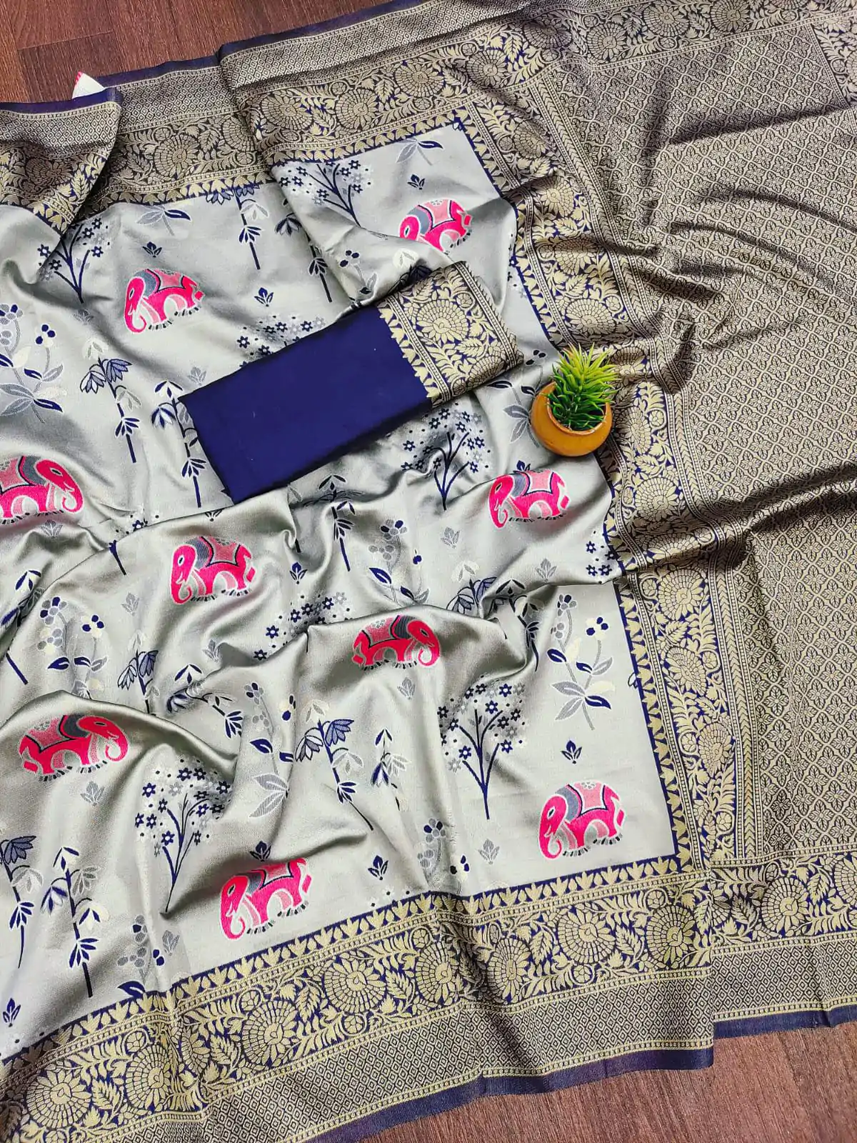 KP 6004 Purple Soft Lichi Silk Jacquard Work With Designer Work Saree. Grab it for ₹1499. Delivery 4-6 Working Days. Shop now. | Designer Sarees, Embroidered Sarees, Sarees, Bollywood Sarees, Creative Sarees, Ethnic Saree, Modern Digital sarees, Party Wear Sarees