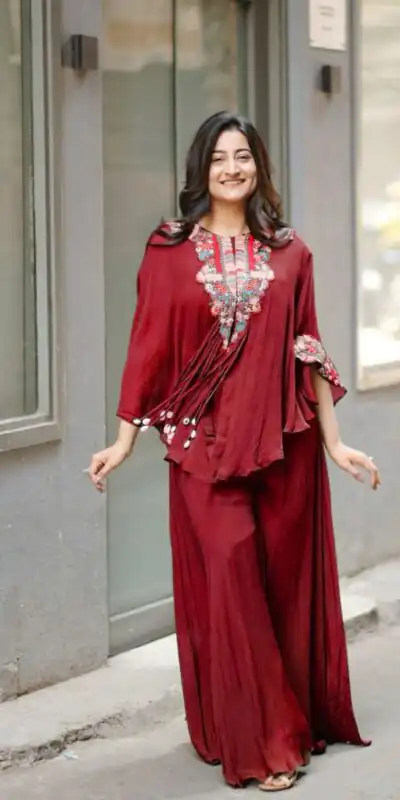 BE 349 Red Color Air Tex Chinon Sequence Embroidered Work Salwar Suit Casual, Wedding, Festive, Events . Expected Delivery  4-6 Working Days @1999/- only      | Casual Suits, Jump Suits, Salwar suit, Creative suits, Designer Suits, Palazzo Suits, Party Wear Suits, Patiala Suits, Straight Suits