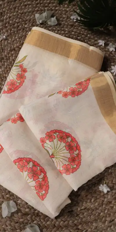 YNF 7205 Red Color Onam Printed With Banglory Blouse Saree Casual, Wedding, Festive, Events . Expected Delivery  4-6 Working Days @1749/- only                                                                                | Designer Sarees, Embroidered Sarees, Sarees, Bollywood Sarees, Creative Sarees, Ethnic Saree, Modern Digital sarees, Party Wear Sarees