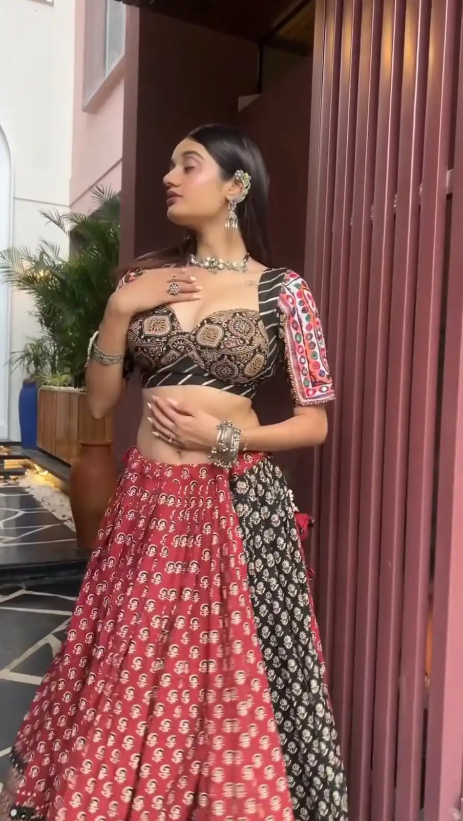 LG 642 Red Color Printed Rayon Real Mirror Work Lehenga Choli Wedding, Party, Festive, Events Etc. Delivery 4-6 Working Days Rs 2049 | Lehenga, Bollywood Lehenga, Creative Lehenga, Designer Lehenga, Embroidered Lehenga, Party Wear Lehenga