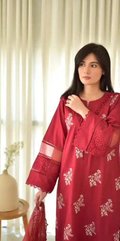 LG 1951 Red Color Roman Silk Embroidery Work On Front Side Salwar Suit Casual, Wedding, Festive, Events . Expected Delivery  4-6 Working Days @1999/- only      | Casual Suits, Jump Suits, Salwar suit, Creative suits, Designer Suits, Palazzo Suits, Party Wear Suits, Patiala Suits, Straight Suits