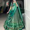 LNB 1210 Sea Green Color Tasar Silk Floral Print With Foil Print Lehenga Choli Wedding, Party, Festive, Events Etc. Delivery 4-6 Working Days Rs 2499 | Lehenga, Bollywood Lehenga, Creative Lehenga, Designer Lehenga, Embroidered Lehenga, Party Wear Lehenga