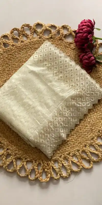 DF 3467 White Color Jimmy Choo Full Zarkhan Diamond Work Saree Casual, Wedding, Festive, Events . Expected Delivery 4-6 Working Days @2099/- only | Designer Sarees, Embroidered Sarees, Sarees, Bollywood Sarees, Creative Sarees, Ethnic Saree, Modern Digital sarees, Party Wear Sarees